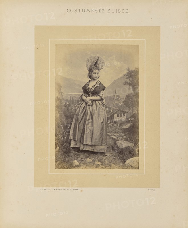 Schwytz; Adolphe Braun, French, 1812 - 1877, Dornach, Haut-Rhin, Alsace, France; about 1869; Albumen silver print