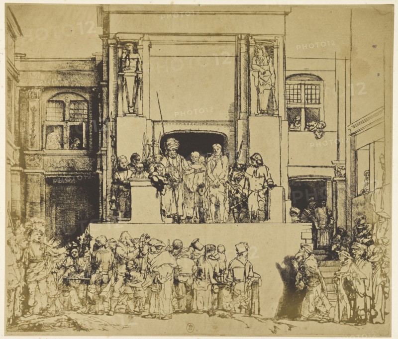 Jésus-Christ Présenté au Peuple; Bisson Frères, French, active 1840 - 1864, Paris, France; 1858; Salted paper print