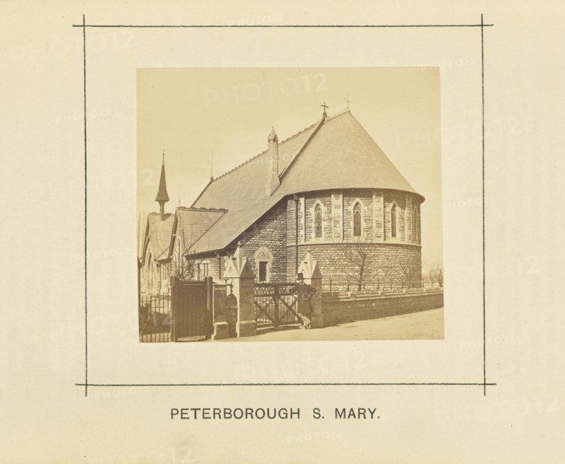 Peterborough, St. Mary; William Ball, British, active 1860s - 1870s, London, England; 1868; Albumen silver print
