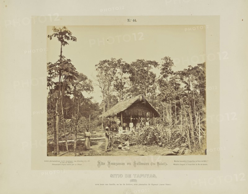 Sitio de Tapuyas; Albert Frisch, German, 1840 - 1918, Brazil; about 1867; Albumen silver print