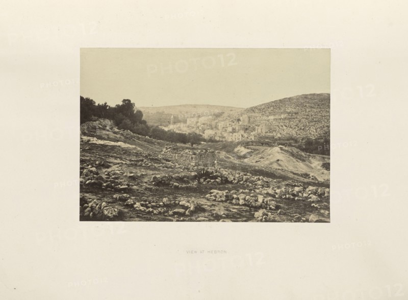 View at Hebron; Francis Frith, English, 1822 - 1898, Hebron, Palestine; 1857; Albumen silver print