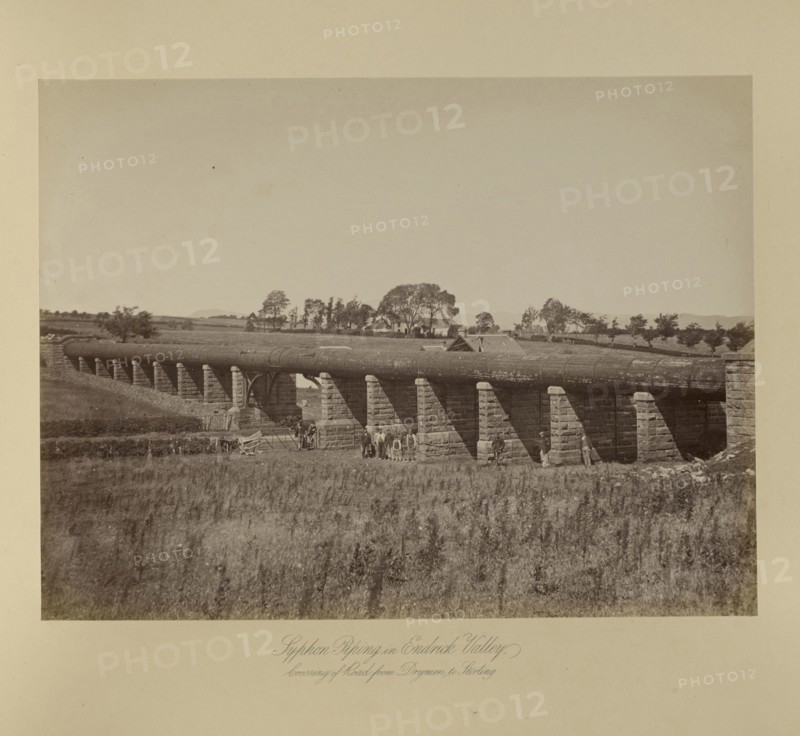 Syphon Piping in Endrick Valley; Thomas Annan, Scottish,1829 - 1887, Glasgow, Scotland; 1877; Albumen silver print