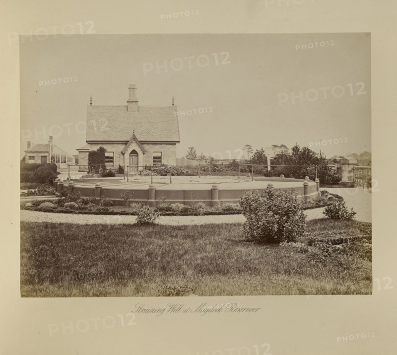 Straining Well at Mugdock Reservoir; Thomas Annan, Scottish,1829 - 1887, Glasgow, Scotland; 1877; Albumen silver print