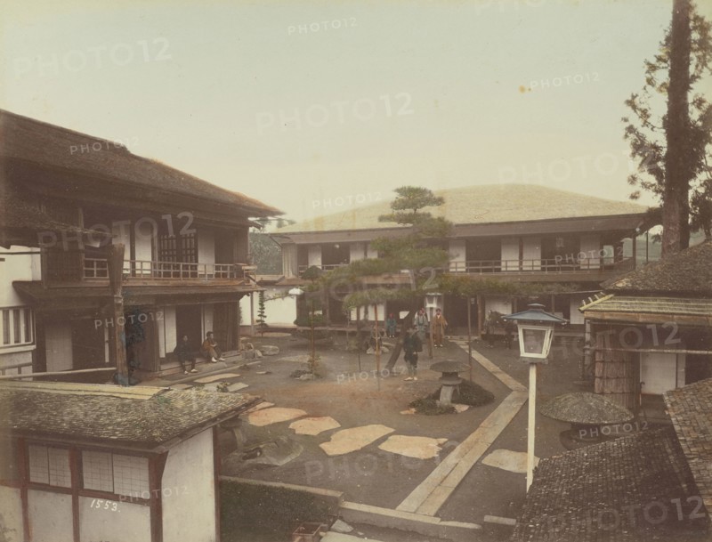 Sudzuki Hotel, Nikko; Kusakabe Kimbei, Japanese, 1841 - 1934, active 1880s - about 1912, Nikko, Japan; 1870s - 1890s