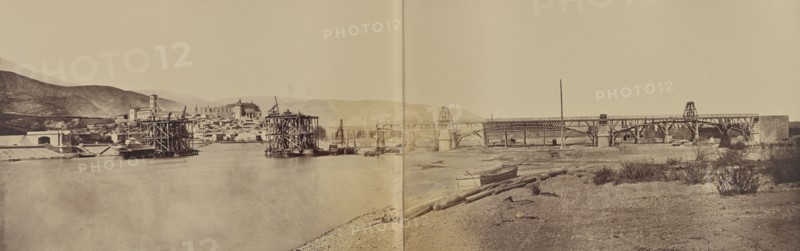 La Voulte; Édouard Baldus, French, born Germany, 1813 - 1889, France; about 1861; Albumen silver print