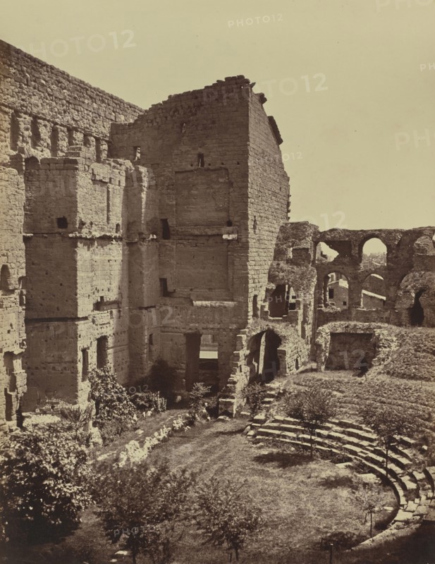 Orange. Théatre Antique; Édouard Baldus, French, born Germany, 1813 - 1889, France; about 1861; Albumen silver print