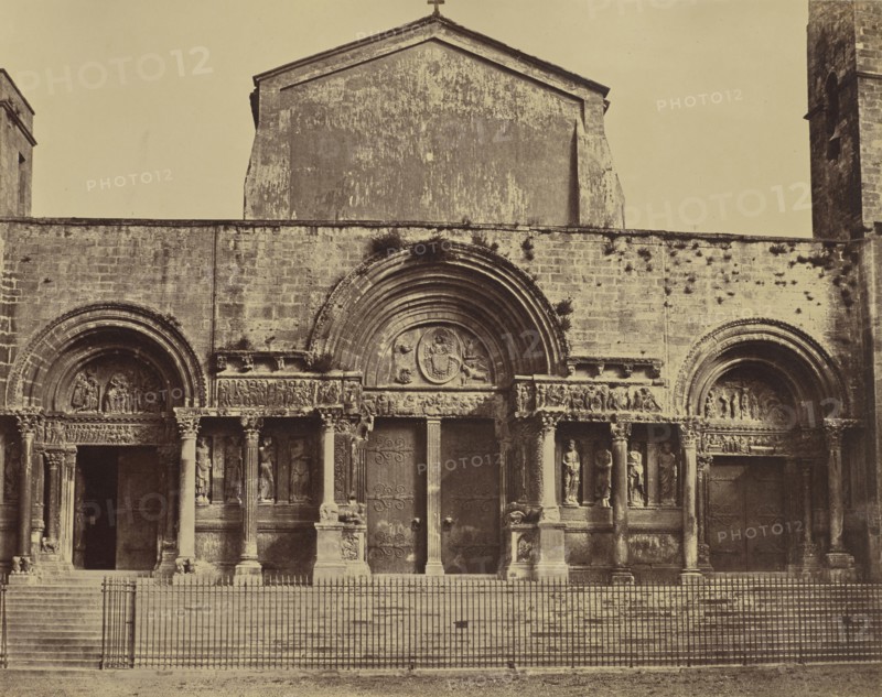 St Gilles; Édouard Baldus, French, born Germany, 1813 - 1889, France; about 1861; Albumen silver print