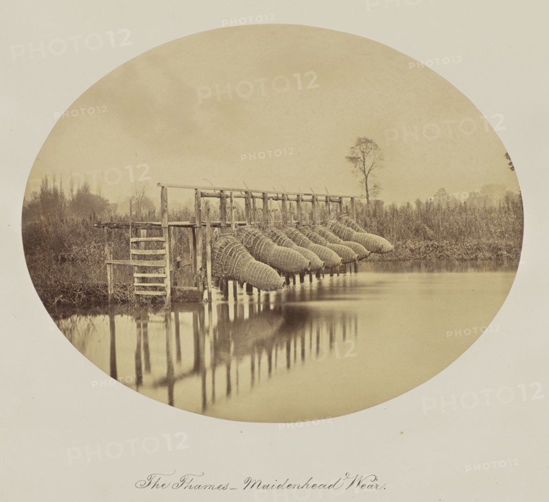 The Thames - Maidenhead Wear; Attributed to Vernon Heath, British, 1819 - 1895, active London, England, Maidenhead, UK