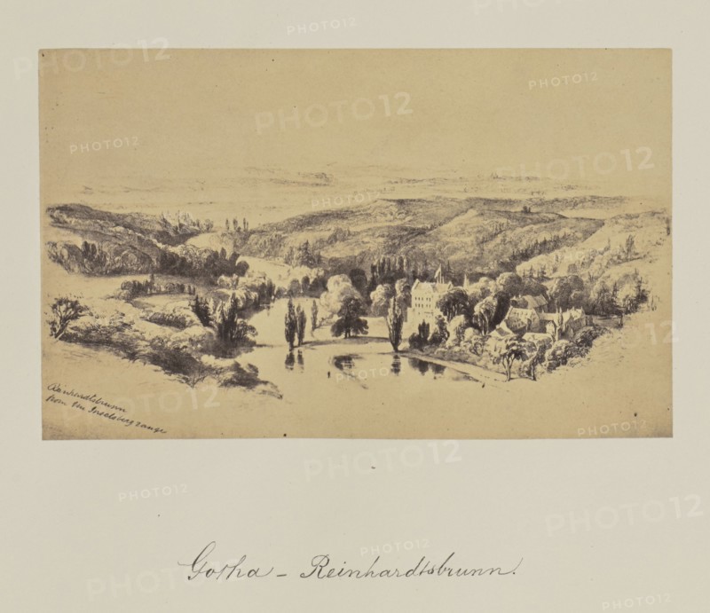 Gotha, Reinhardtsbrunn; about 1865; Albumen silver print