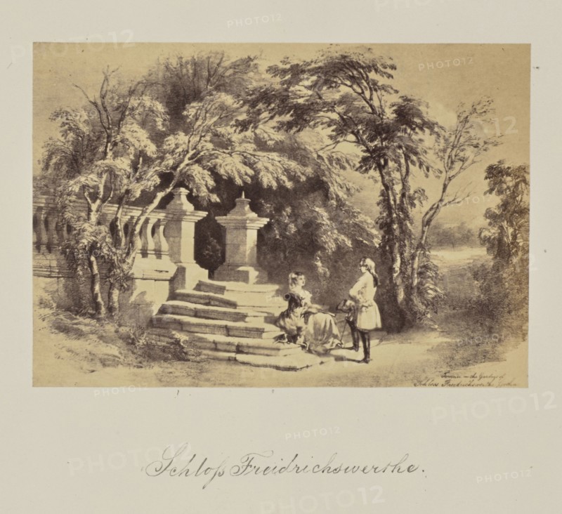 Schloss Freidrichswerthe; about 1865; Albumen silver print
