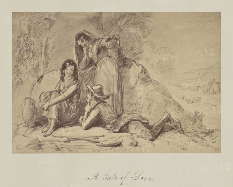 A Tale of Love; about 1865; Albumen silver print