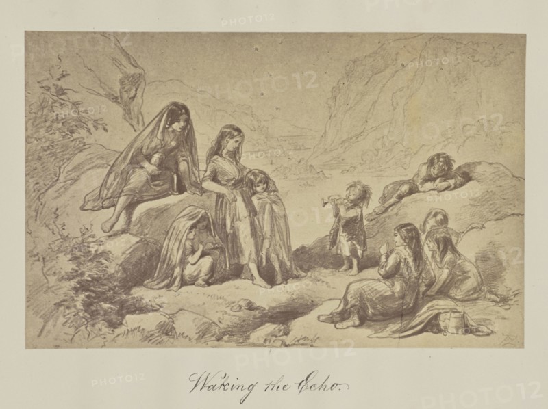 Waking the Echo; about 1865; Albumen silver print