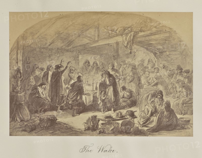 The Wake; about 1865; Albumen silver print