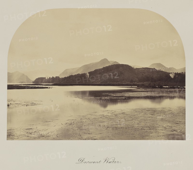 Derwent Water; Roger Fenton, English, 1819 - 1869, Derwent, Great Britain; about 1861; Albumen silver print