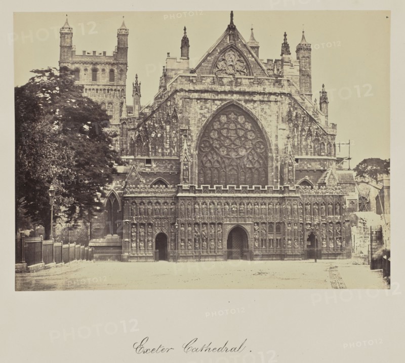Exeter Cathedral; Attributed to Francis Bedford, English, 1815,1816 - 1894, Exeter, Great Britain; about 1865; Albumen silver