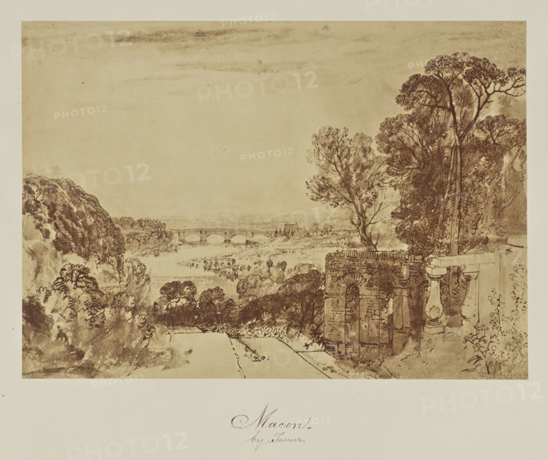 Macon. by Turner; Caroline Bertolacci, British, born 1825, active 1860s - 1890, about 1863; Albumen silver print