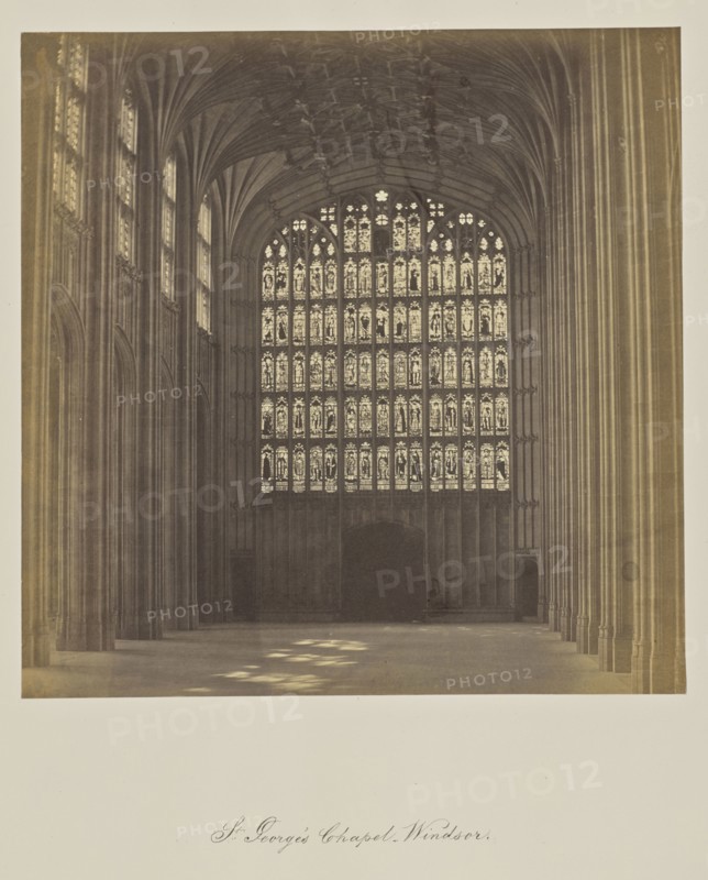 St George's Chapel - Windsor; Roger Fenton, English, 1819 - 1869, Windsor, Great Britain; about 1865; Albumen silver print
