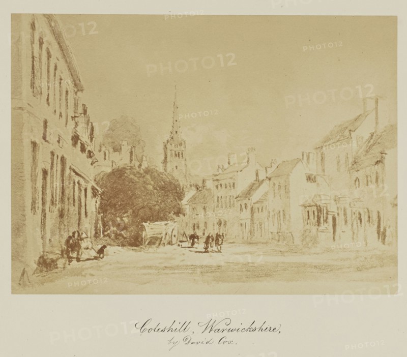 Coleshill, Warckshire, by David Cox; about 1865; Albumen silver print
