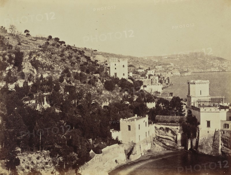Naples from the Posilippo Road; Mrs. Jane St. John, British, 1803 - 1882, Naples, Italy; 1856 - 1859; Albumen silver print