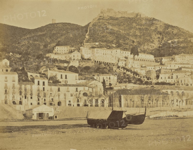 Salerno from the Sea shore; Mrs. Jane St. John, British, 1803 - 1882, Salerno, Italy; 1856 - 1859; Albumen silver print