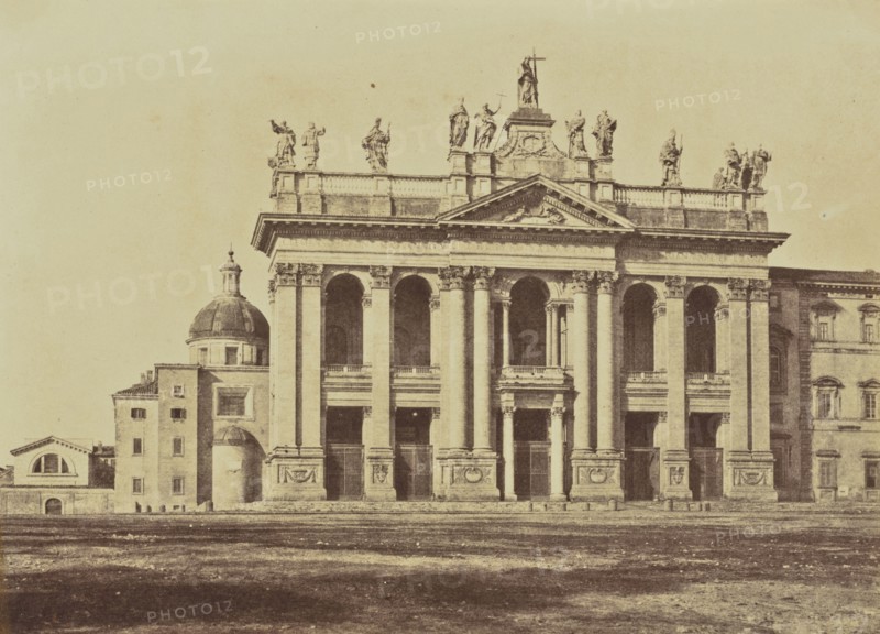 Church of St John Lateran, Rome; Mrs. Jane St. John, British, 1803 - 1882, Rome, Italy; 1856 - 1859; Albumen silver print