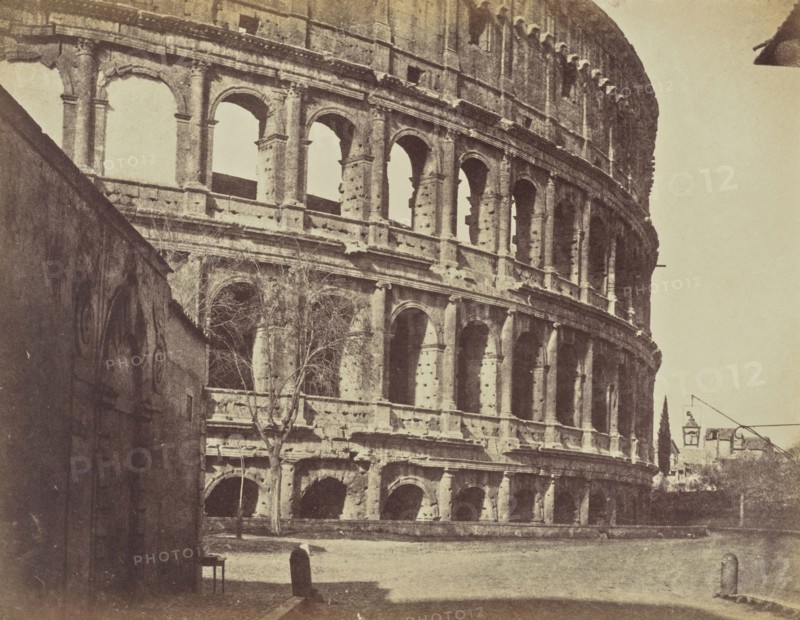 Colosseum, Rome; Mrs. Jane St. John, British, 1803 - 1882, Rome, Italy; 1856 - 1859; Albumen silver print from a paper negative