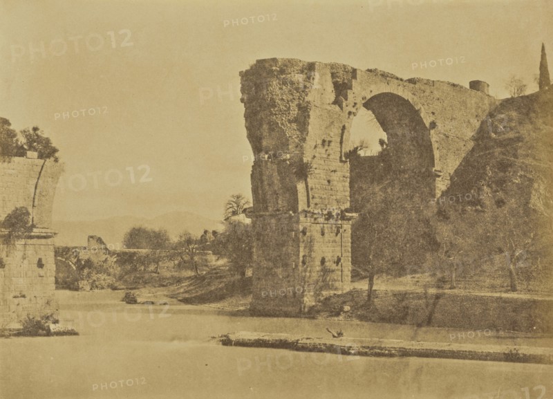 Bridge of Augustus, Narni; Mrs. Jane St. John, British, 1803 - 1882, Narni, Italy; 1856 - 1859; Albumen silver print
