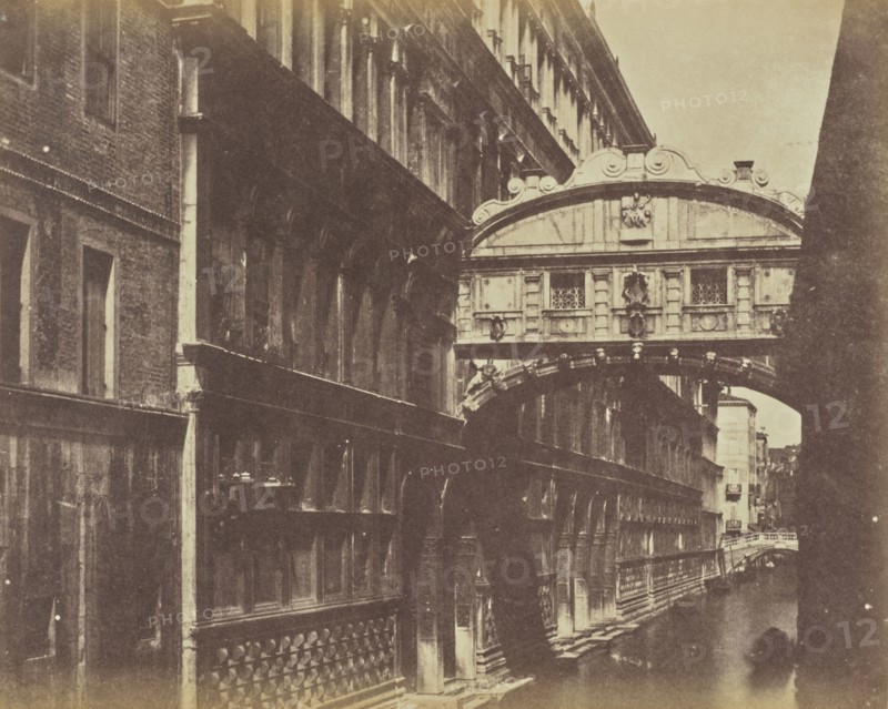 Bridge of Sighs, Venice; Mrs. Jane St. John, British, 1803 - 1882, Venice, Italy; 1856 - 1859; Albumen silver print