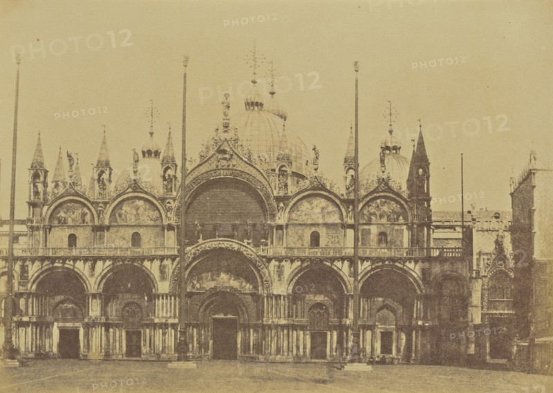 Church of St Mark, Venice; Mrs. Jane St. John, British, 1803 - 1882, Venice, Italy; 1856 - 1859; Albumen silver print