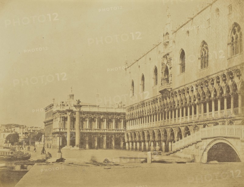 Doges Palace & entrance to St Marks Place, Venice; Mrs. Jane St. John, British, 1803 - 1882, Venice, Italy; 1856 - 1859