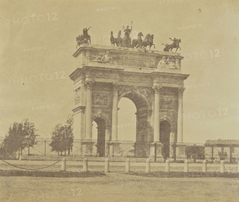 Milan; Mrs. Jane St. John, British, 1803 - 1882, Milan, Italy; 1856 - 1859; Albumen silver print from a paper negative