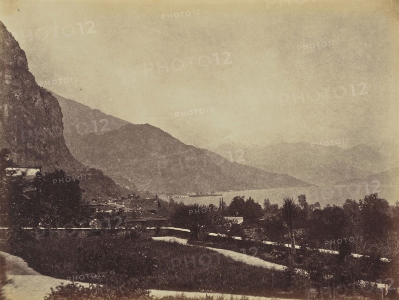 Lake of Como; Mrs. Jane St. John, British, 1803 - 1882, Como, Italy; 1856 - 1859; Albumen silver print from a paper negative