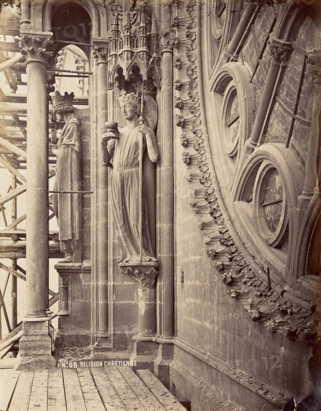 Religion Chretienne; Reims, France; 1870s - 1880s; Albumen silver print