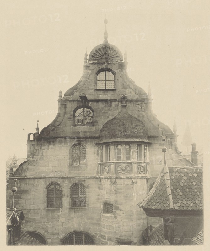 Giebel der Hoffassade del Heerdegenschen Hauses; W. Biede, German, active 1870s - 1880s, Nuremberg, Germany; 1870s - 1880s
