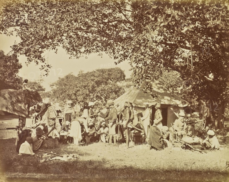 print; Colonel William Willoughby Hooper, British, 1837 - 1912, India; about 1870; Albumen silver print