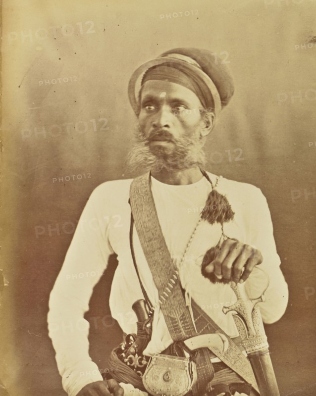 print; Colonel William Willoughby Hooper, British, 1837 - 1912, India; about 1870; Albumen silver print