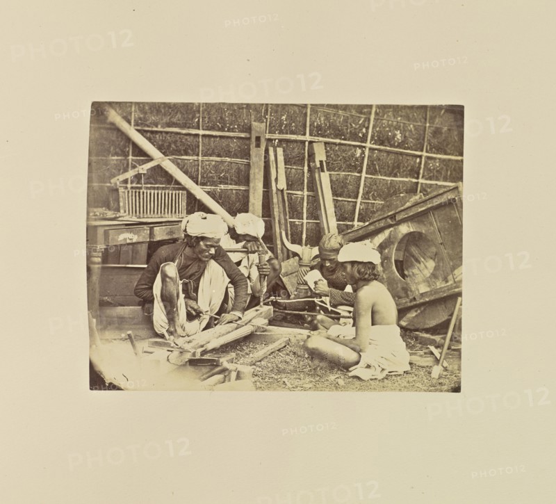 print; Colonel William Willoughby Hooper, British, 1837 - 1912, India; about 1870; Albumen silver print