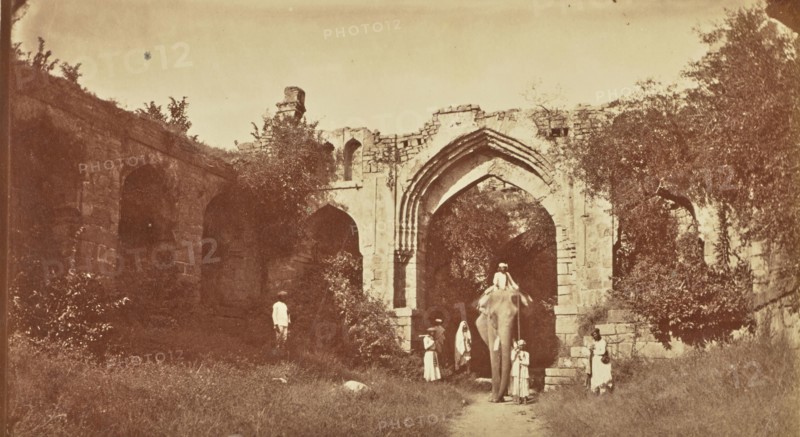 print; Colonel William Willoughby Hooper, British, 1837 - 1912, India; about 1870; Albumen silver print