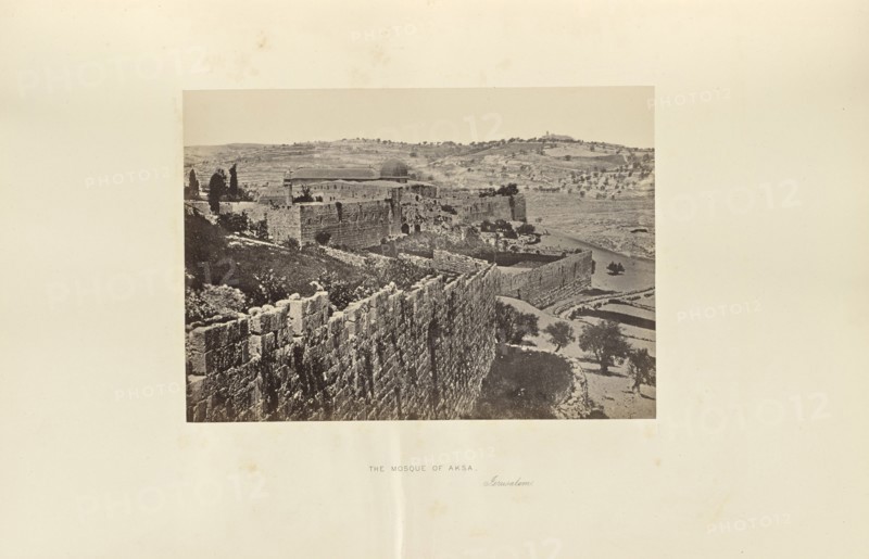 The Mosque of Aksa, Jerusalem; Francis Frith, English, 1822 - 1898, Jerusalem; 1858; Albumen silver print
