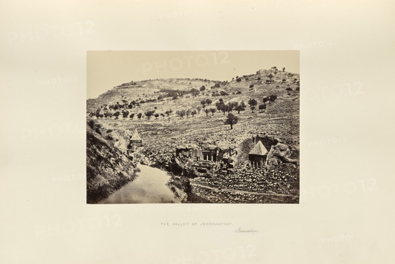 The Valley of Jehoshaphat, Jerusalem; Francis Frith, English, 1822 - 1898, Jerusalem; 1858; Albumen silver print