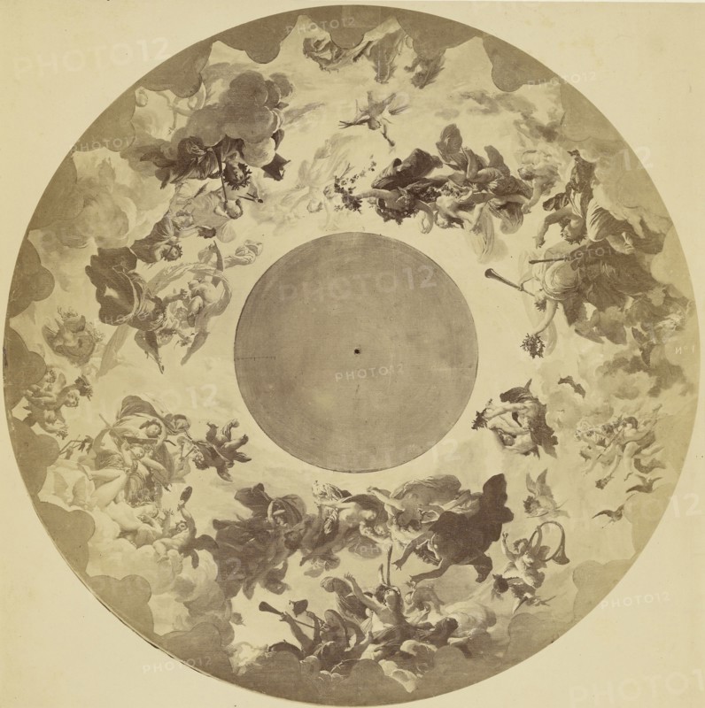 Plafond; Louis-Émile Durandelle, French, 1839 - 1917, Paris, France; about 1875; Albumen silver print