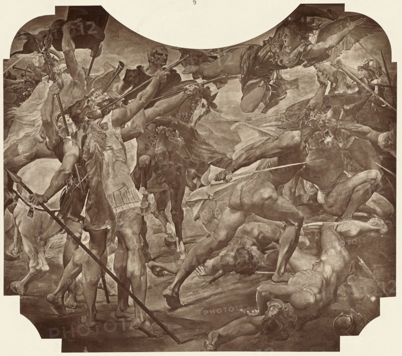 L'Assaut; Louis-Émile Durandelle, French, 1839 - 1917, Paris, France; about 1875; Albumen silver print