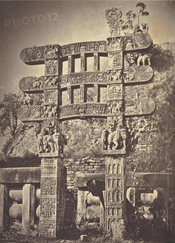 The Sanchi Tope; Major General James Waterhouse, English, 1842 - 1922, London, England; 1869; Albumen silver print