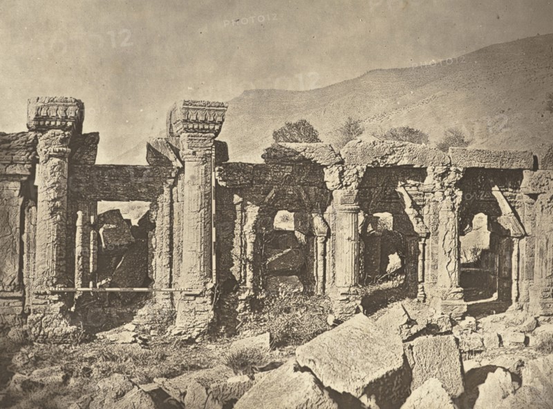 Temple of Marttand - View of Peristyle; John Burke, Irish, about 1843 - 1900, London, England; negative 1868; print 1869