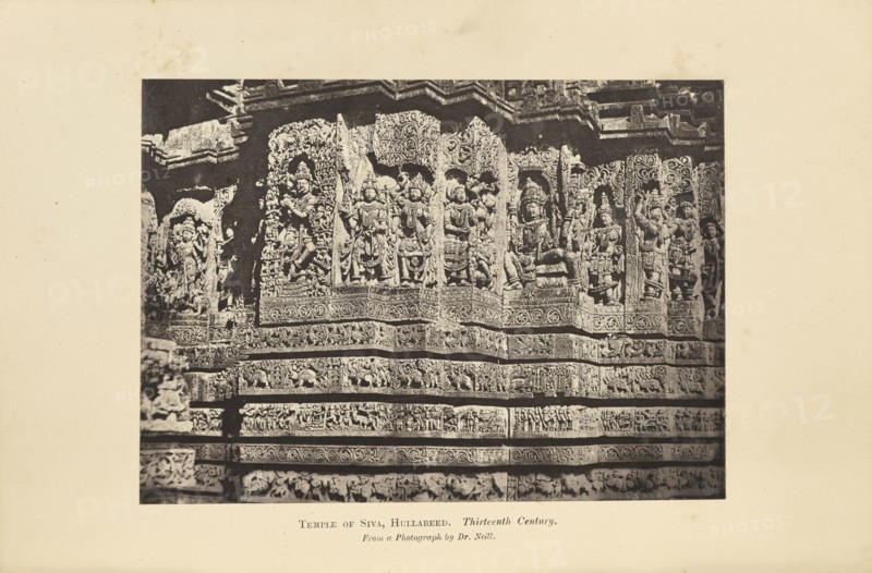 Temple of Siva, Hullabeed; Dr. A.C. Brisbane Neill, Scottish, 1814 - 1891, London, England; negative about 1856; print 1869