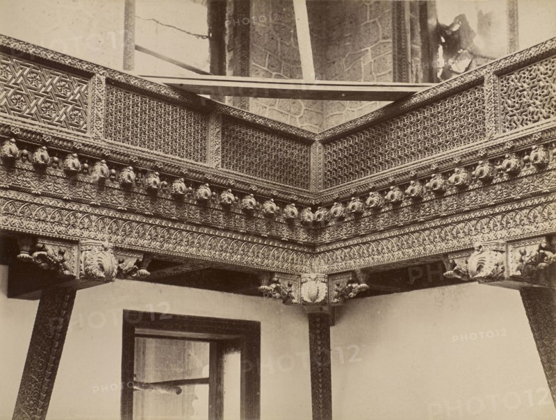 Samaldas College, Gallery in Lecture Hall, India; 1886 - 1889; Albumen silver print
