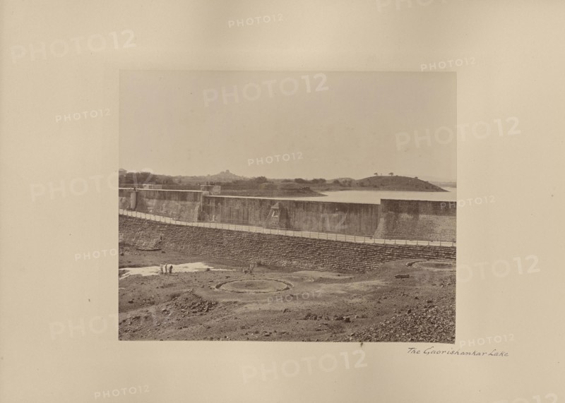 The Gaorishankar Lake; India; 1886 - 1889; Albumen silver print