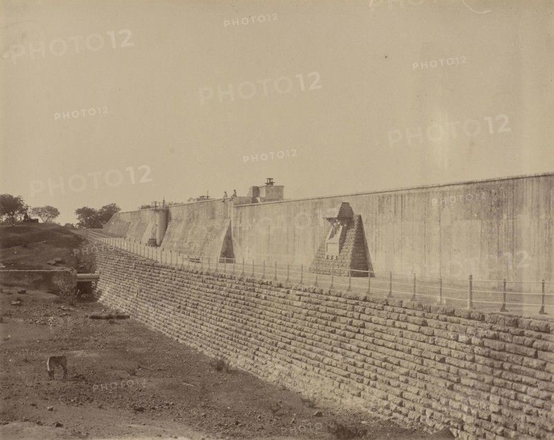 Gaorishankar Lake Dam; India; 1886 - 1889; Albumen silver print