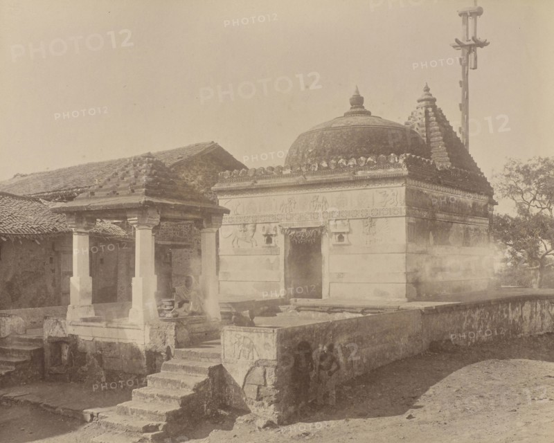 Temple; India; 1886 - 1889; Albumen silver print