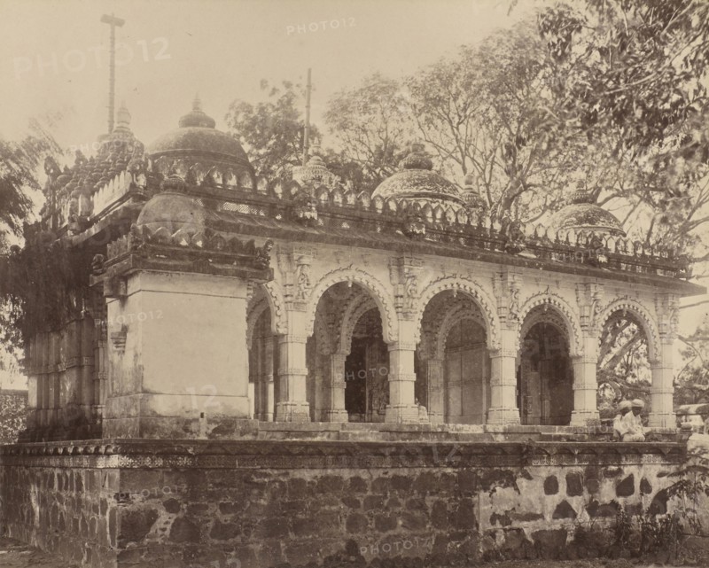 Building; India; 1886 - 1889; Albumen silver print